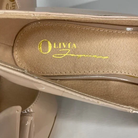 Olivia Ferragamo Womens Bow Closed Pointed Toe Dress Stiletto Heels Shoes Sz 9 - Picture 8 of 12
